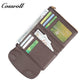 Women's wallet leather short wallet, fashionable soft leather, large capacity with multiple card slots.