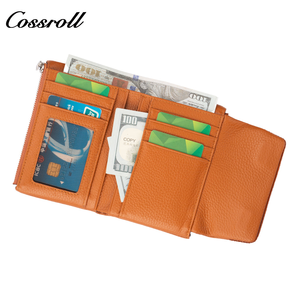 Cross-border women's wallet with a premium feel, multiple card slots, and a short style that can hold business cards