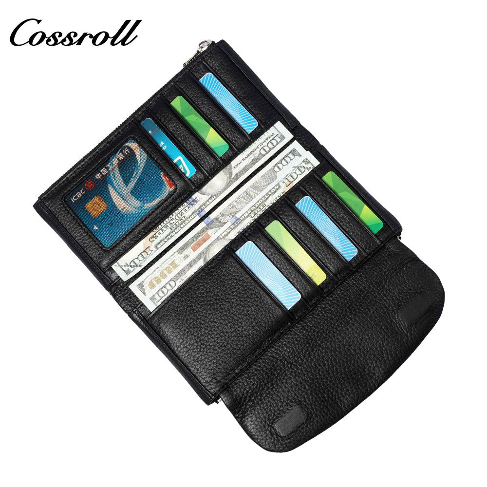 Hot Sale & High Quality Customized  for women geniune leather wallet