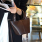 Vegetable Basket Bag Female Genuine Leather Commuter Niche Design Bucket Bag Head Layer Cowhide Single Shoulder Crossbody Bag