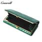 Europe and the United States three fold crocodile leather wallet women's long money clip multi-card wallet manufacturers customized