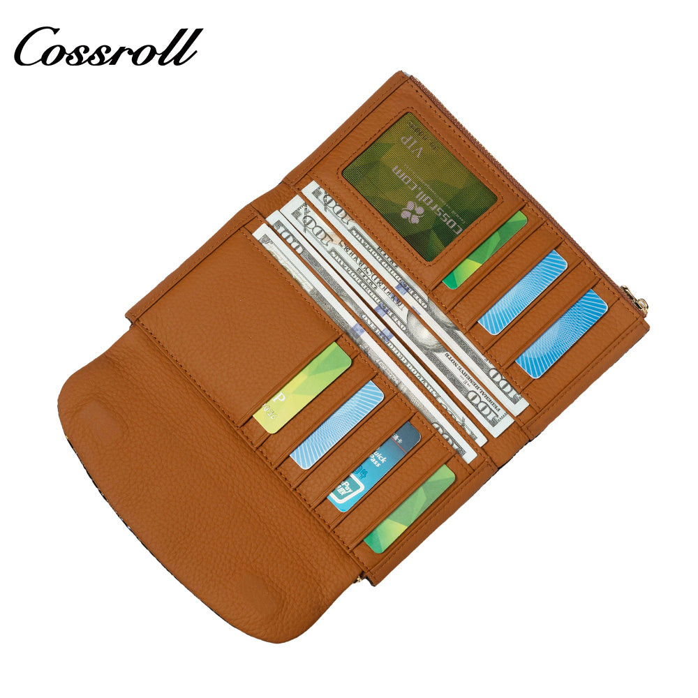 Customized High-End Leather Women's Wallets European market