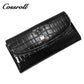 China Professional Customized luxury leather designer  crocodile texture Genuine Leather