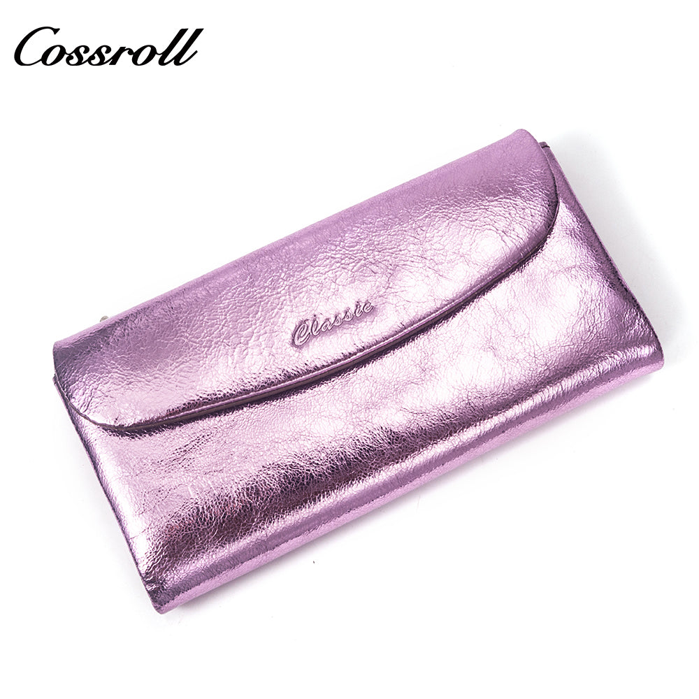 Wholesale Low Moq  leather purse women pearl pattern