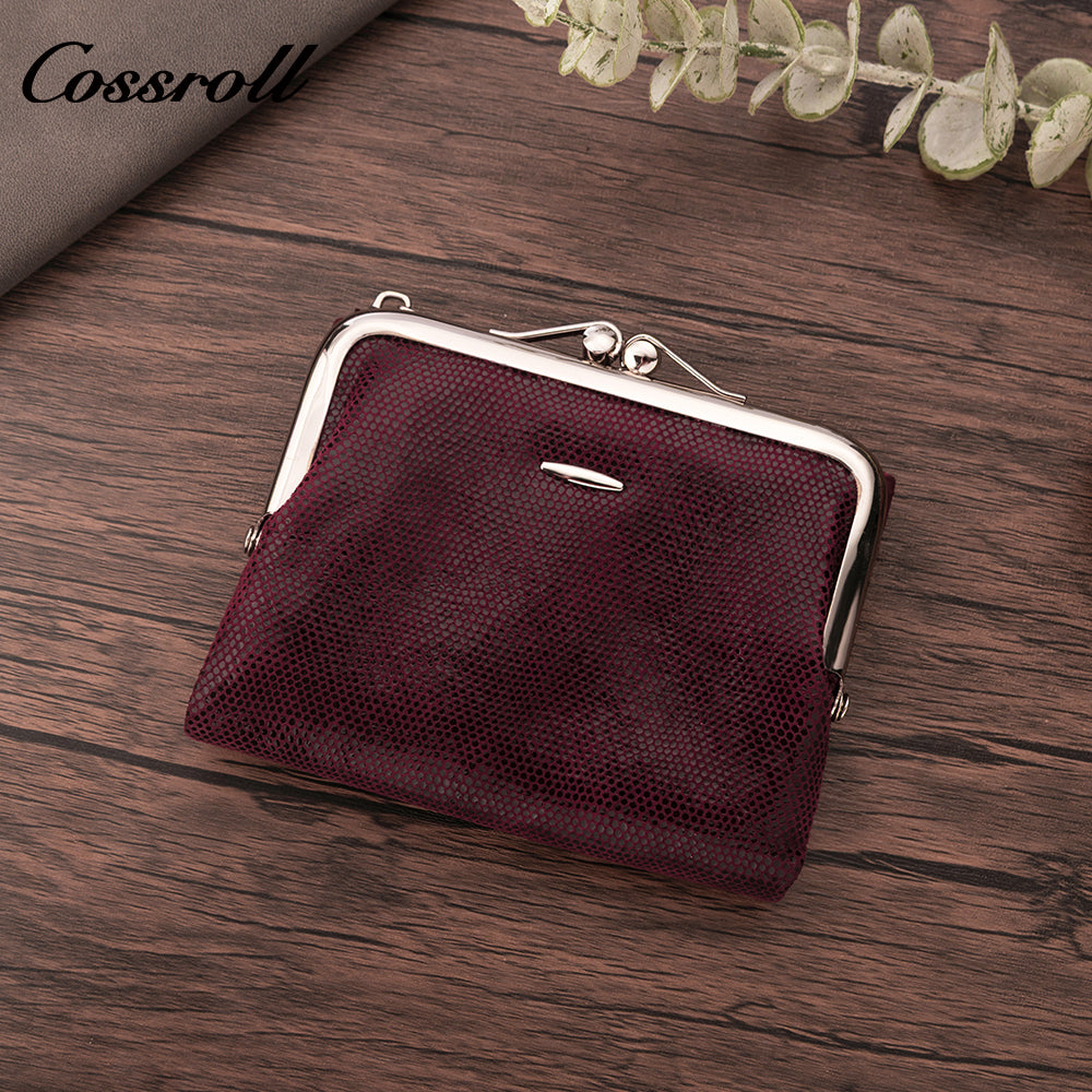 Cross-border factory ladies' frog-style coin purse with zipper and retro wallet