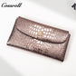 New Designed  high women  crocodile texture Genuine Leather