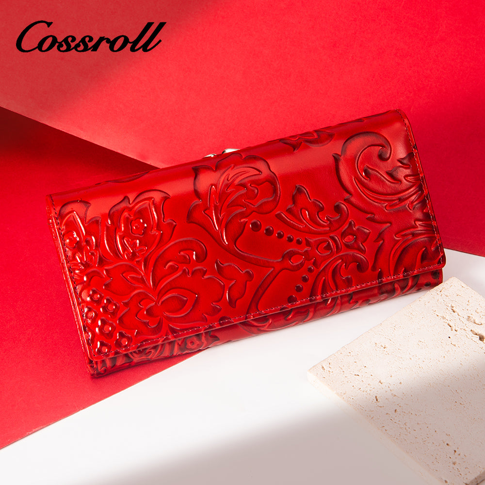 Wholesale New Trends red leather wallets for women  With Wholesale of new materials