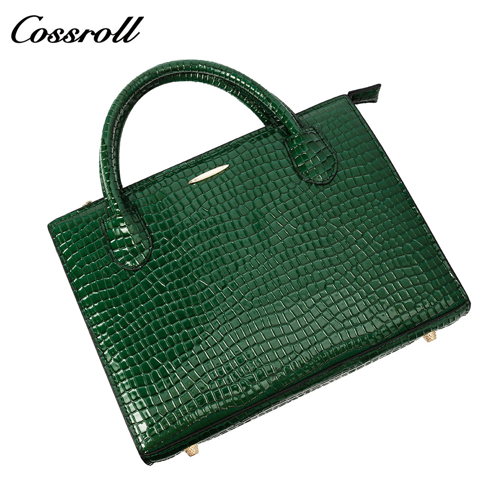 2024 new high-end cowhide large capacity handbag middle-aged women crossbody bag senior sense