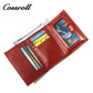 New Product black small leather wallet women's with factory price