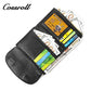 New fashion light luxury high-end large capacity multi-functional printed abrasive leather wallet