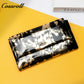 Factory custom cross-border 2023 new leather purse women's long cowhide women's multi-layer multi-card patent leather