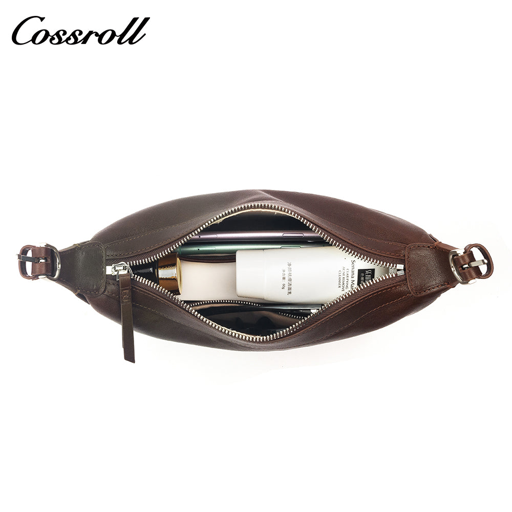 Vintage Crescent Bag, Chic Underarm Bag for Women with Unique Design, Soft Large-Capacity Commute Shoulder & Crossbody & Tote Bag