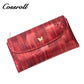 New Product black small leather wallet women's with factory price