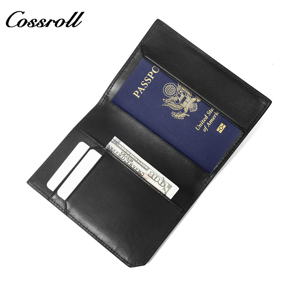 Diamond Quilted Genuine Leather Bifold Short Card Wallet, Multi-Slot Card Holder with Passport Pocket, Minimalist Bifold Purse for Daily Commute