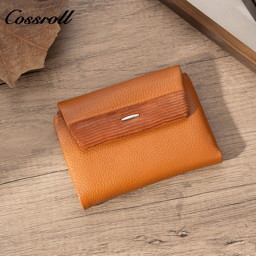 Cross-border women's wallet with a premium feel, multiple card slots, and a short style that can hold business cards