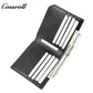 Men's Diamond Quilted Genuine Leather Bifold Wallet, Multi-Slot Ultra Slim Short Purse for Business & ID Cards