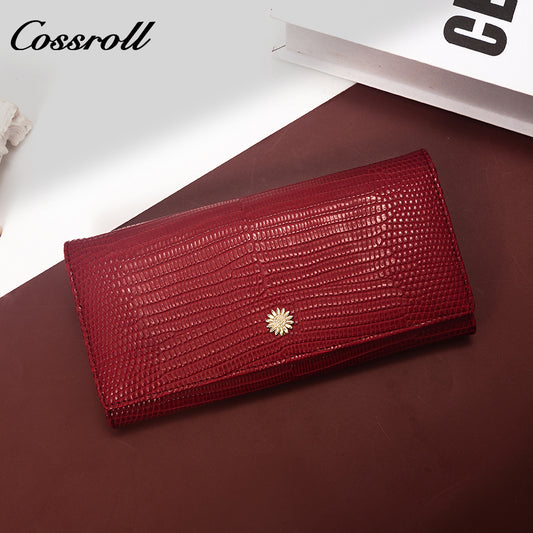 Hot Sale & High Quality Customized  for women geniune leather wallet