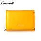 New Material Metal Pattern Short Wallet Genuine Leather