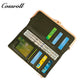 2024 new long serpentine leather wallet multi-function folding wallet card bag women