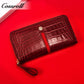 Best Selling Quality ladies dollar bill wallet crocodile texture Genuine Leather