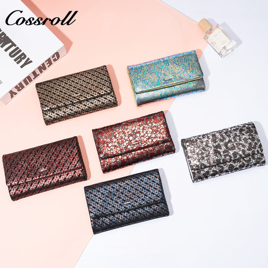 Women's Premium Feeling Clutch Bag Female Hundred Leather Coin Purse Head Layer Cowhide Wallet