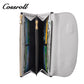 Leather wallet 2024 new fashion long wallet card bag cowhide socialite banquet small bag