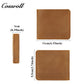 Men's bifold wallet, Crazy Horse leather, vintage short wallet for coins