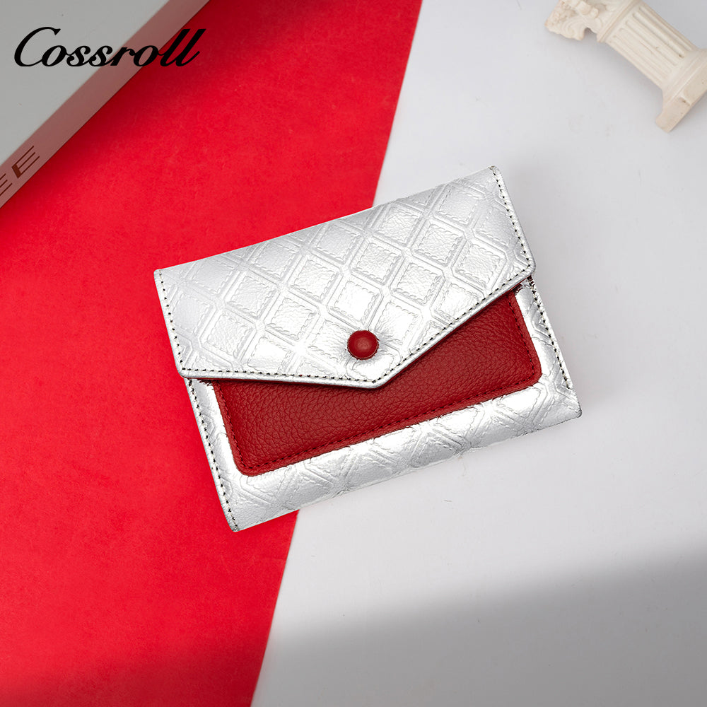 Best Selling  leather luxury  women small wallet Genuine Leather