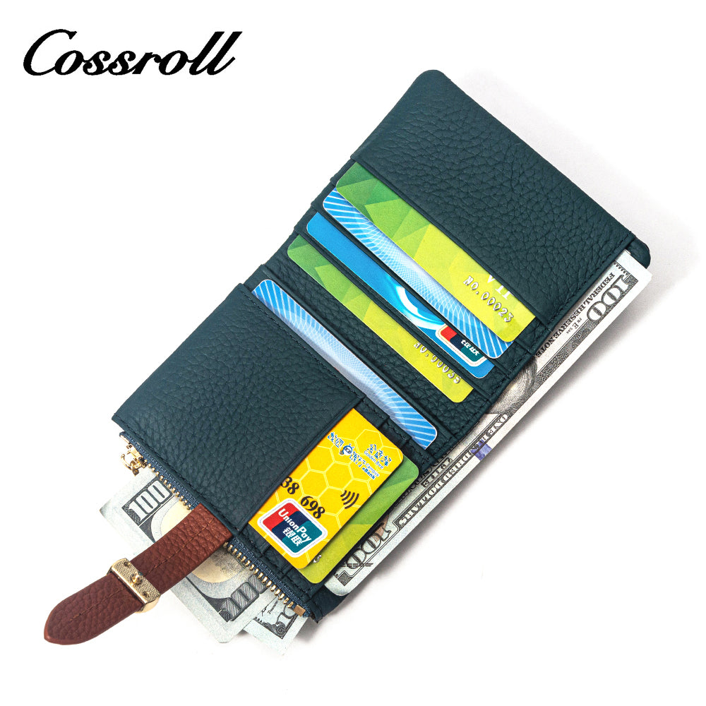 Best New Products dark blue long leather wallet women With Top Selling