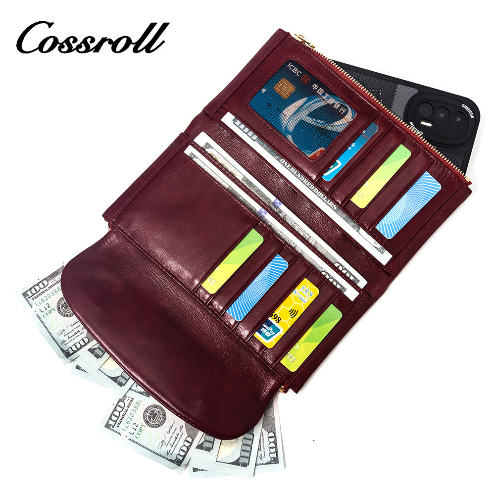 2023 Ladies Purse Zipper Leather Wallet Women Wallets for women Luxury Famous Brand Designer Wallets for Women