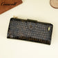 Comfortable New Design green personalised  crocodile texture Genuine Leather