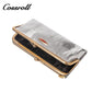 Fashion hand grip grain head layer cowhide zipper long purse temperament 2024 new leather big money clip to put mobile phones