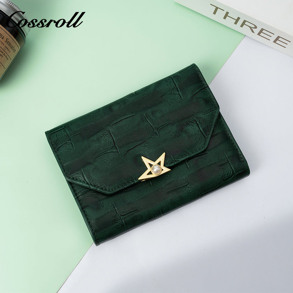 Customized High-End Leather Women's Wallets European market