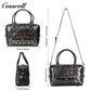 Vintage Embossed Leather Boston Bag for Women, Handbag & Crossbody Purse, High-End Large Capacity Commuter Bag