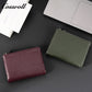Women's top-grain cowhide wallet with multiple card slots genuine leather card holder and zippered coin pocket