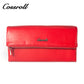 Classic Zipper Multicolor Europe Best Selling Long Ladies Genuine Leather Lychee Wallet