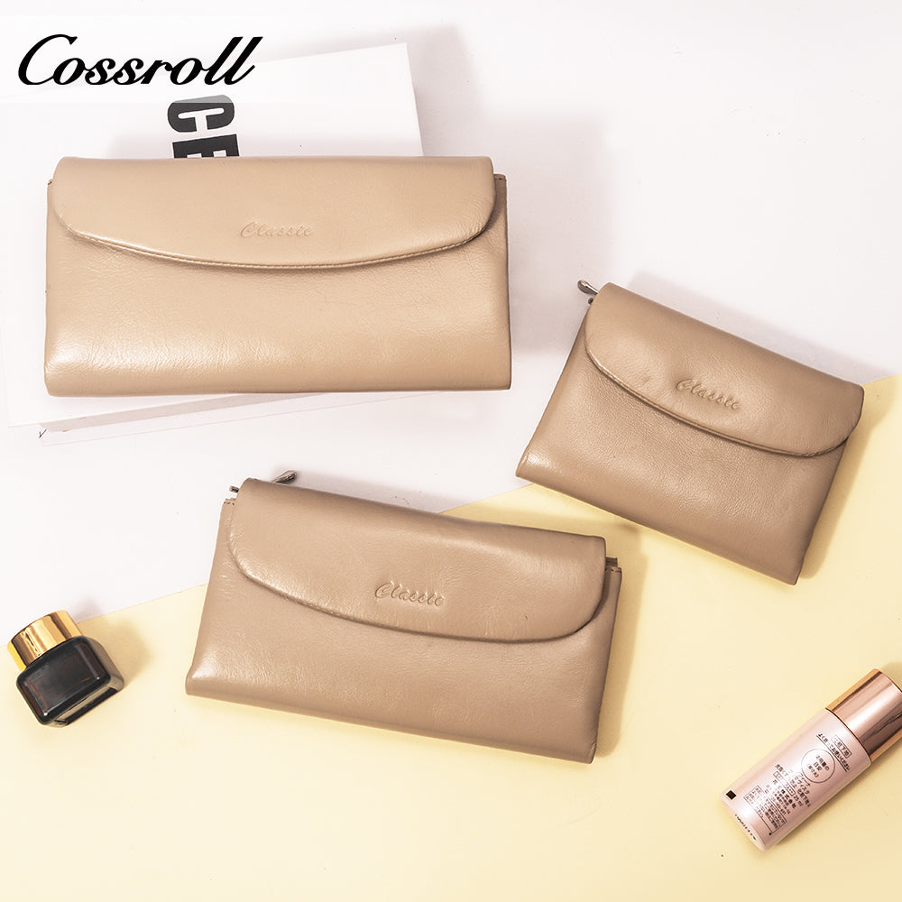 High Quality Wholesale Products wallets for women fashionable oil wax leather