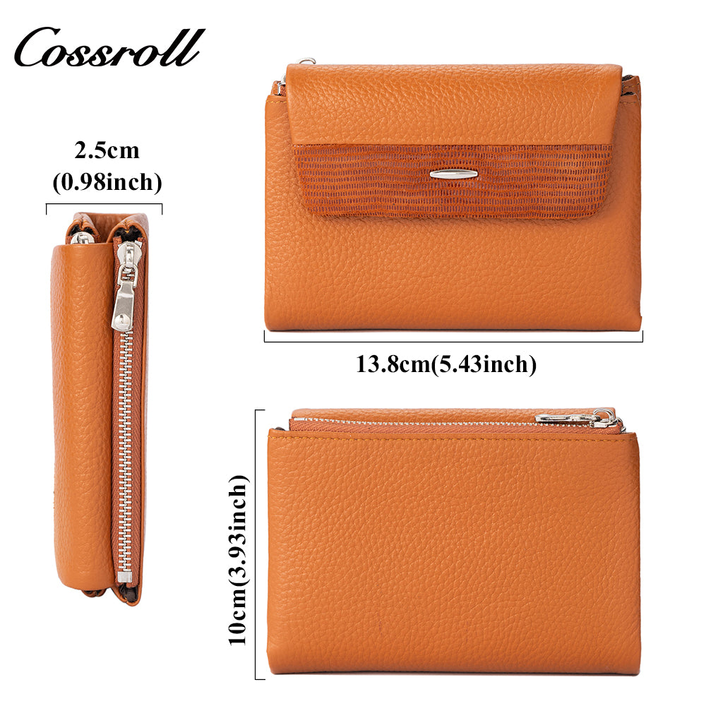 Cross-border women's wallet with a premium feel, multiple card slots, and a short style that can hold business cards