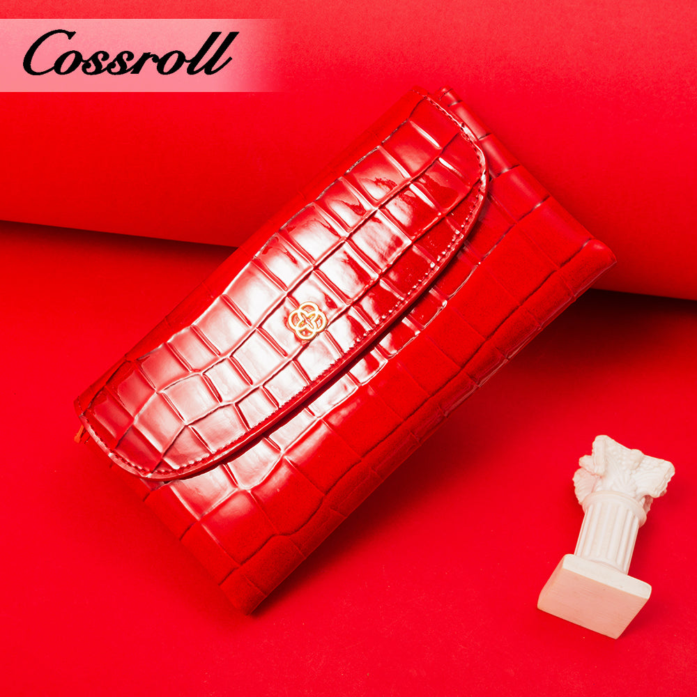 Wholesale New Trends red leather wallets for women  With Wholesale of new materials