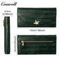 2024 Most Popular best brand leather long  wallet female  Genuine Leather