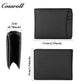 Fashion Simple Anti-theft Brush Genuine Leather Cowhide Small Card purse Card Holder Wallet Purse
