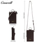 First-layer cowhide square small crossbody bag, minimalist and niche handheld single-shoulder mini phone bag