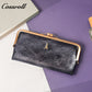 Retro multi-function folding clip long coin wallet 2024 new portable all-in-one multi-card women's mobile phone bag