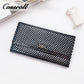 High quality and cheap price Royal leather sequin leather wallet