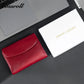 Genuine Leather Fashionable High-End Short Women's Wallet, Top Layer Soft Cowhide, Large Capacity