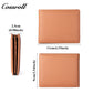 Europe and the United States to fold leather men's wallet short section bifold cowhide BOX type coin purse cloth