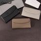 Factory custom genuine leather wallet Women's tri-fold top grain cowhide wallet Large capacity