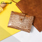 2024 new fashion crocodile purse women's large capacity buckle small purse purse card bag