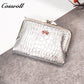 The Lowest Price genuine women  crocodile texture Genuine Leather