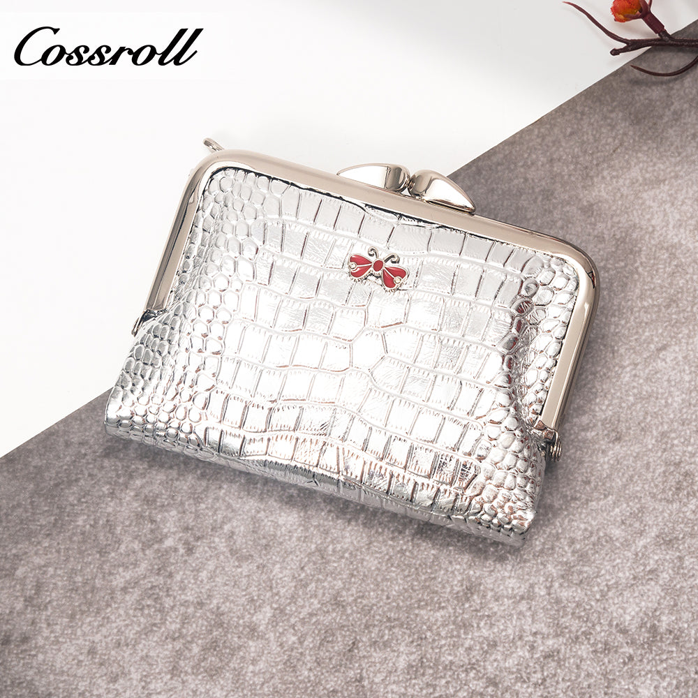 The Lowest Price genuine women  crocodile texture Genuine Leather